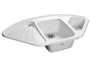 Мойка кухонная GranFest Иней Corner  C-1040 E иней